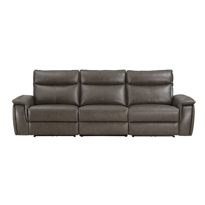 Maroni Top Grain Leather Power XTRA LARGE Sofa BROWN