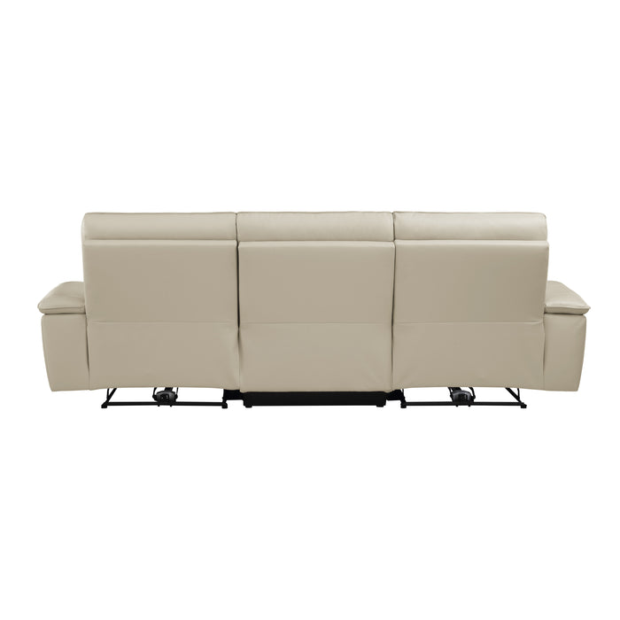 Maroni Top Grain Leather Power XTRA LARGE Sofa TAUPE