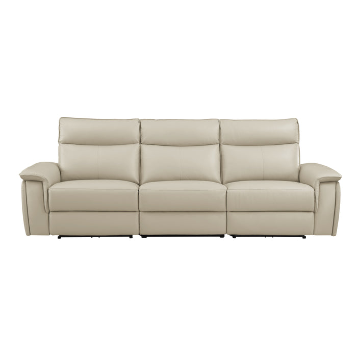 Maroni Top Grain Leather Power XTRA LARGE Sofa TAUPE