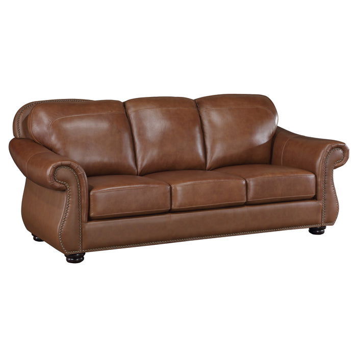 Attleboro Top Grain Leather Sofa ONE COLOR ONLY