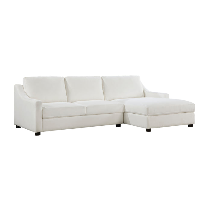 Zayden 2 PCS Sectional RAF ONLY CREAM ONLY