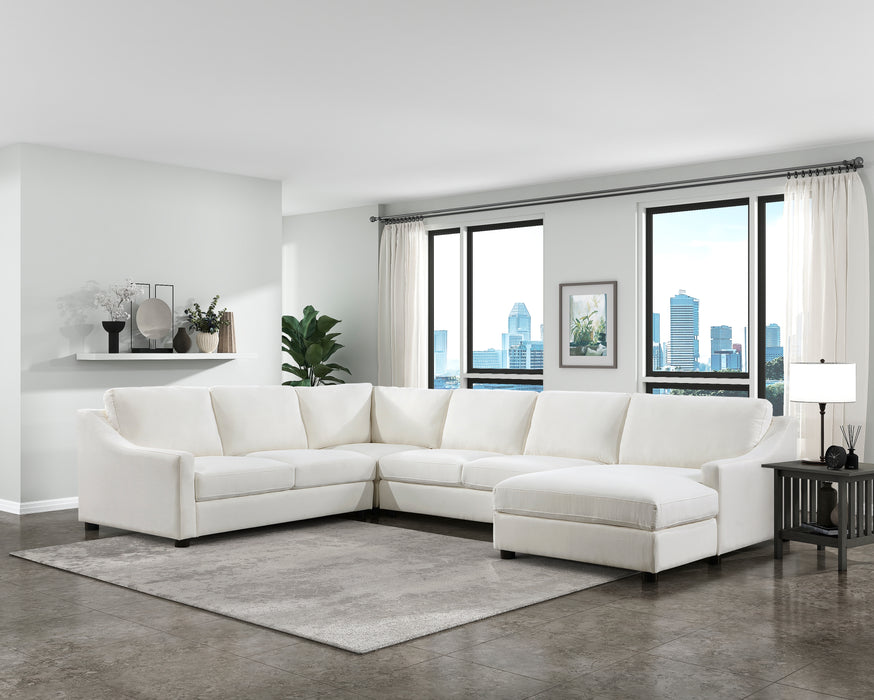 Zayden 4PCS Sectional RAF ONLY CREAM ONLY