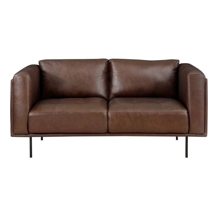 Soren Top Grain Leather Sofa BROWN ONLY 100% LEATHER