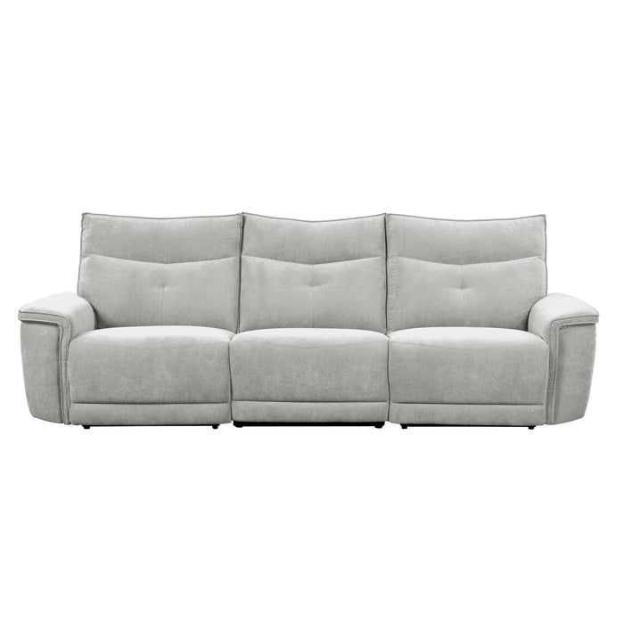 Tesoro Dual Power XL Sofa MIST GREY