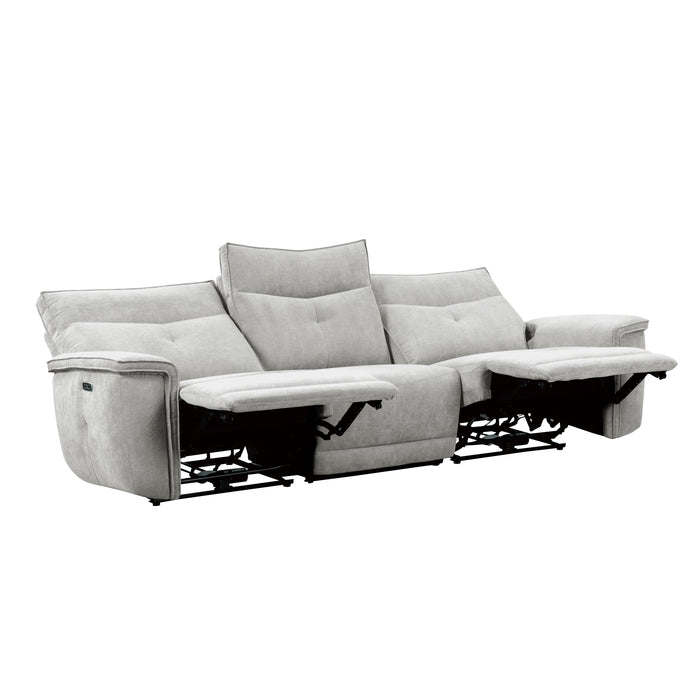 Tesoro Dual Power XL Sofa MIST GREY