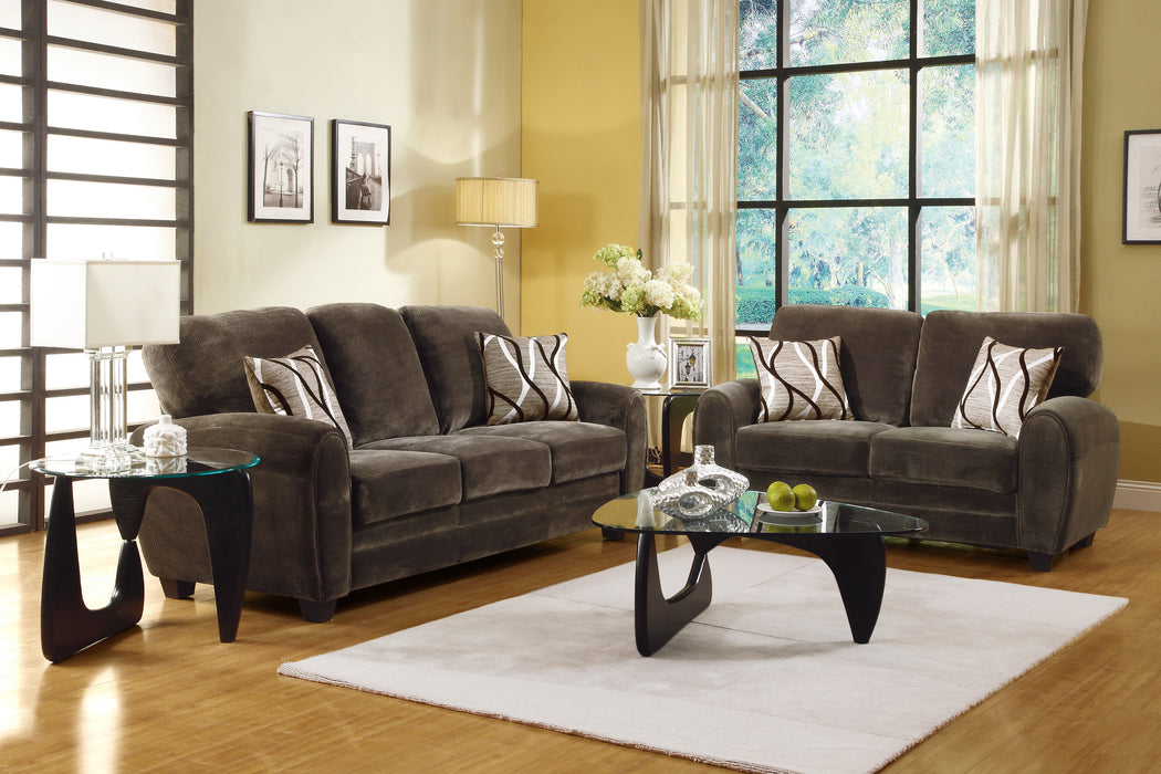 Rubin Sofa CHOCOLATE MICROFIBER