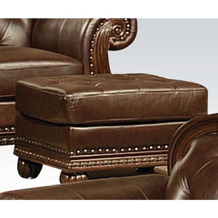 Anondale Top Grain Leather Sofa BROWN ONLY