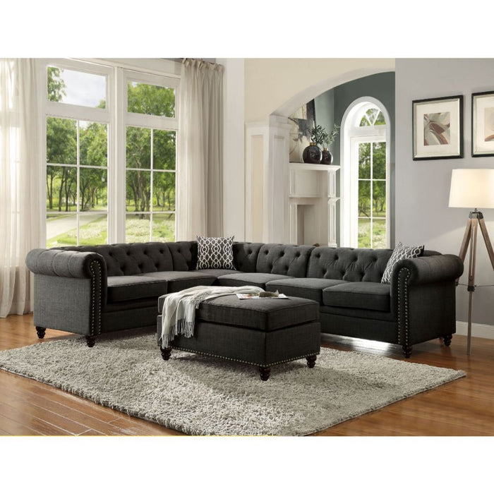 Aurelia II Sectional CHARCOAL LINEN ONLY