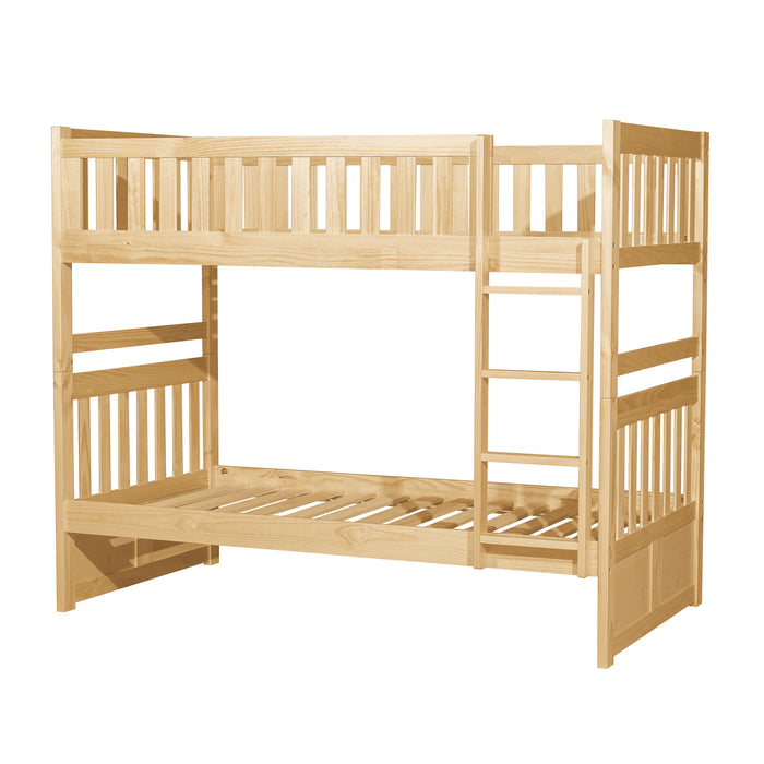 Bartly Twin/Twin Bunk Bed NATURAL PINE