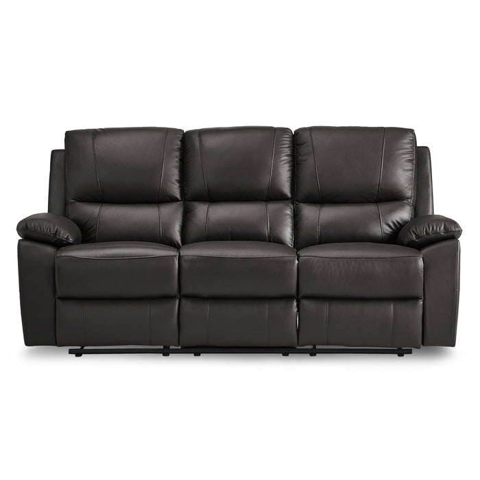 Greeley Top Grain Leather Sofa BROWN