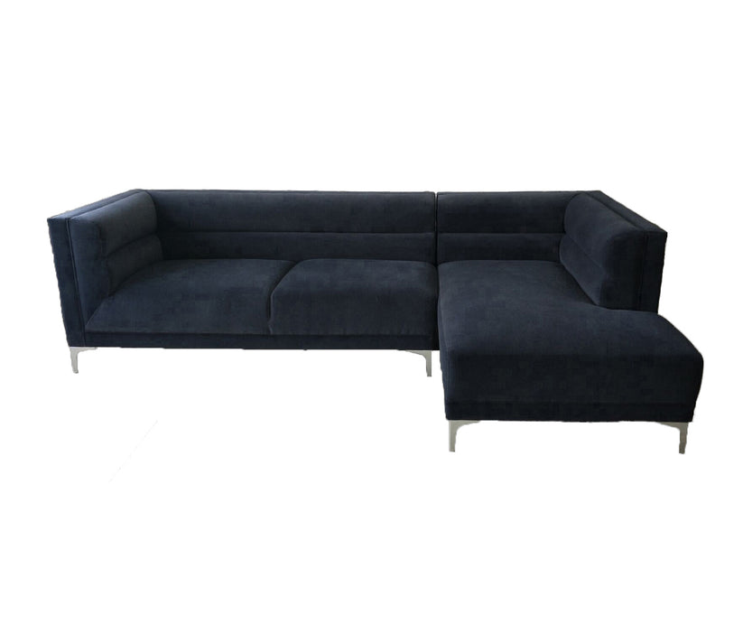 Hetfield Tufted Sectional INDIGO ONLY RAF CHAISE ONLY