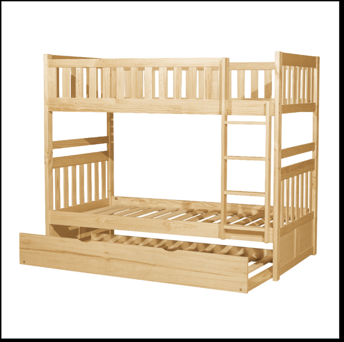 Bartly Twin/Twin Bunk Bed NATURAL PINE