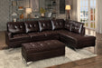 barrington-vinyl-sectional-w-right-chaise-only-brown