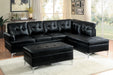 barrington-vinyl-sectional-w-right-chaise-only-black