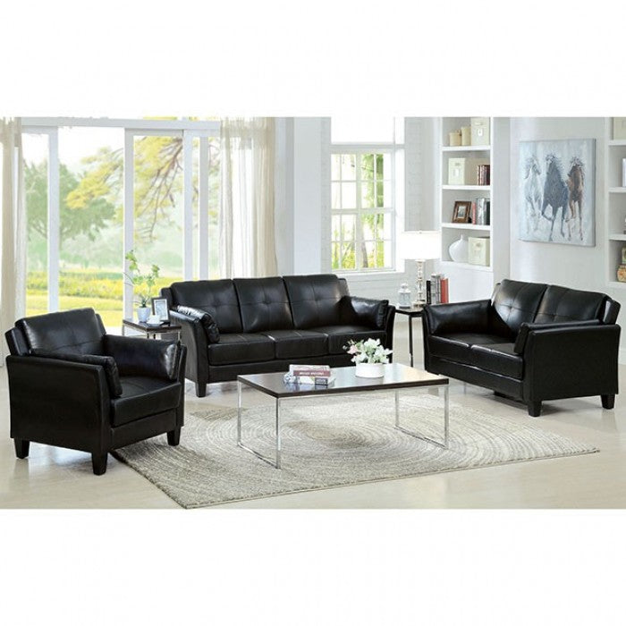 Pierre Sofa BLACK VINYL