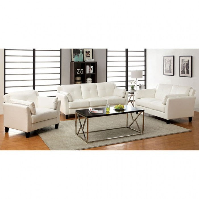 Pierre Sofa WHITE VINYL