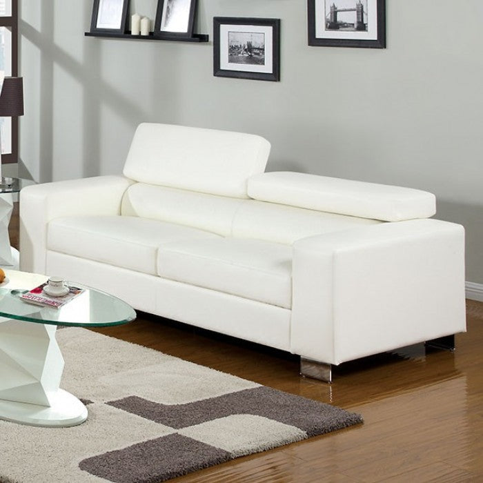 Makri Vinyl Sofa WHITE ONLY