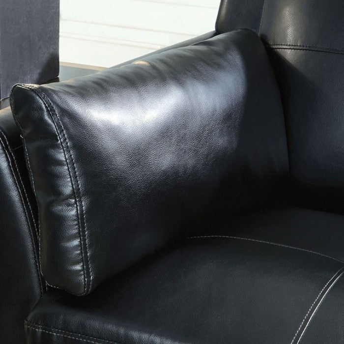 Pierre Sofa BLACK VINYL