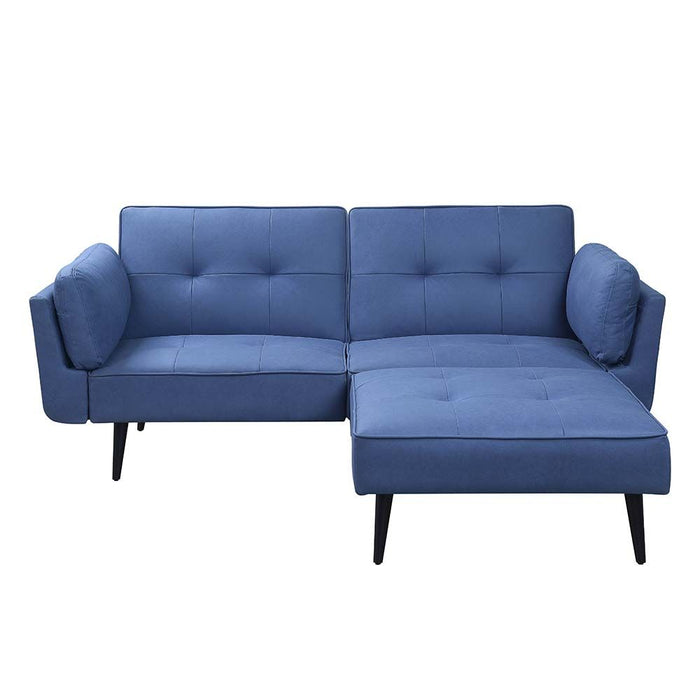 Nafisa Sofa W/movable ottoman BLUE