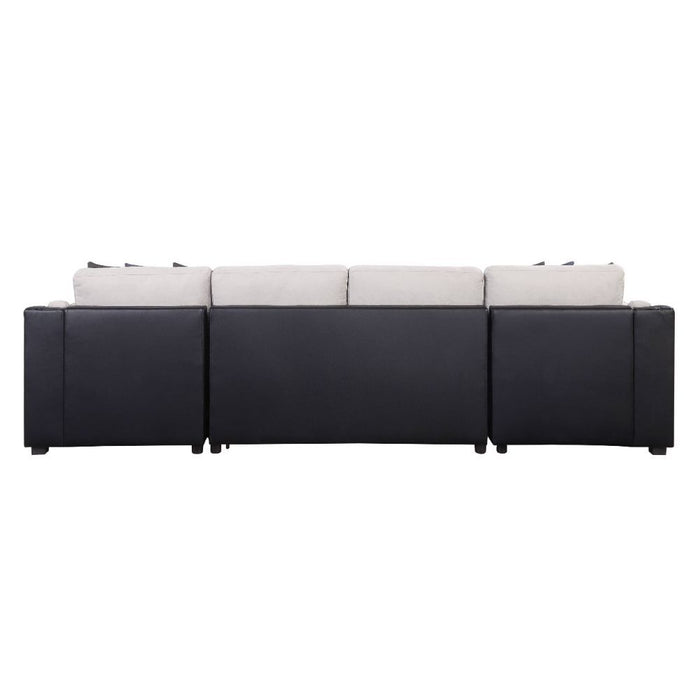 Merril Sectional with Sleeper BEIGE ONLY