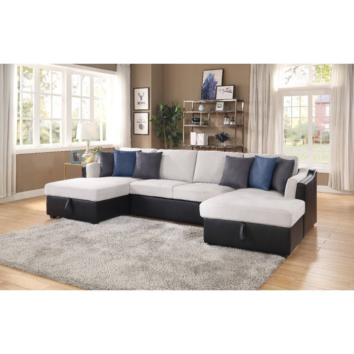 Merril Sectional with Sleeper BEIGE ONLY