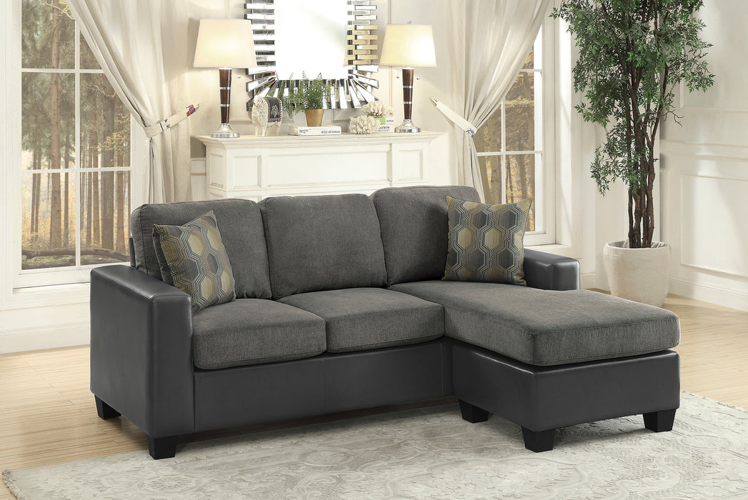 #Slater Reversible Sofa Chaise GREY