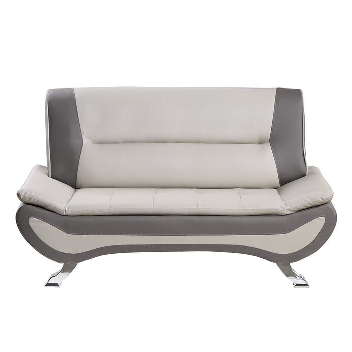 Veloce Loveseat Beige/Grey